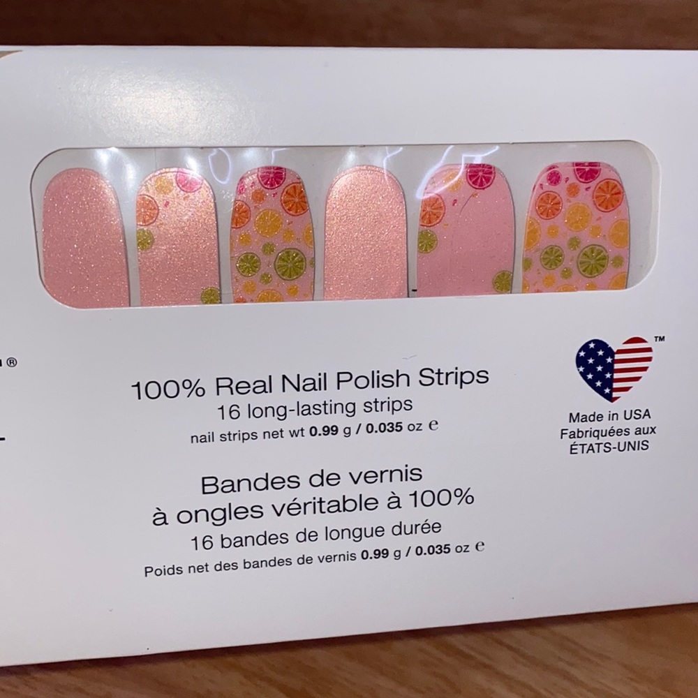 “Main Squeeze” Color Street, 100% Nail Polish Strips, Summer Manicure